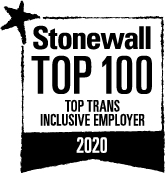 Stonewall Top 100 Top Trans Inclusive Employers 2020 logo