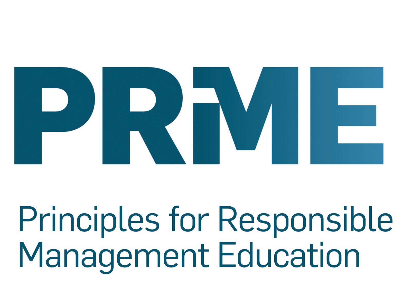 Principles for Responsible Management Education (PRME) logo.