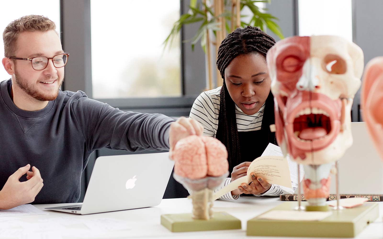 students in class