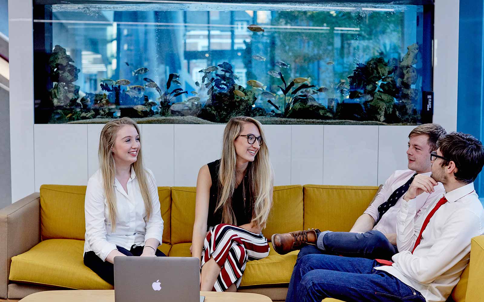 fashion marketing students in launchpad