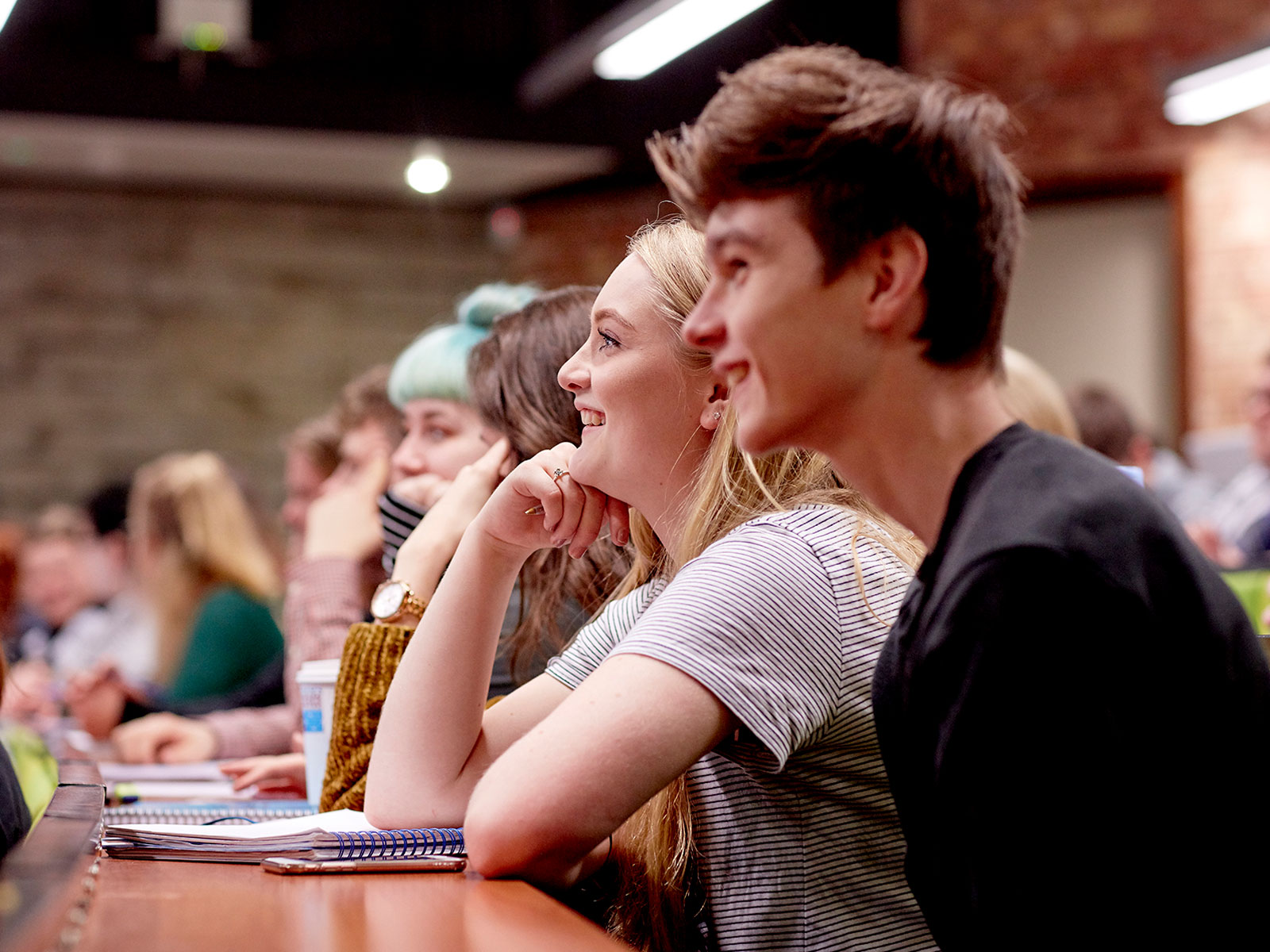 students in a lecture