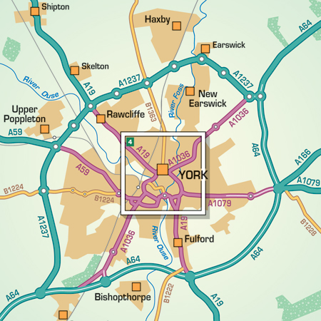 Map of York