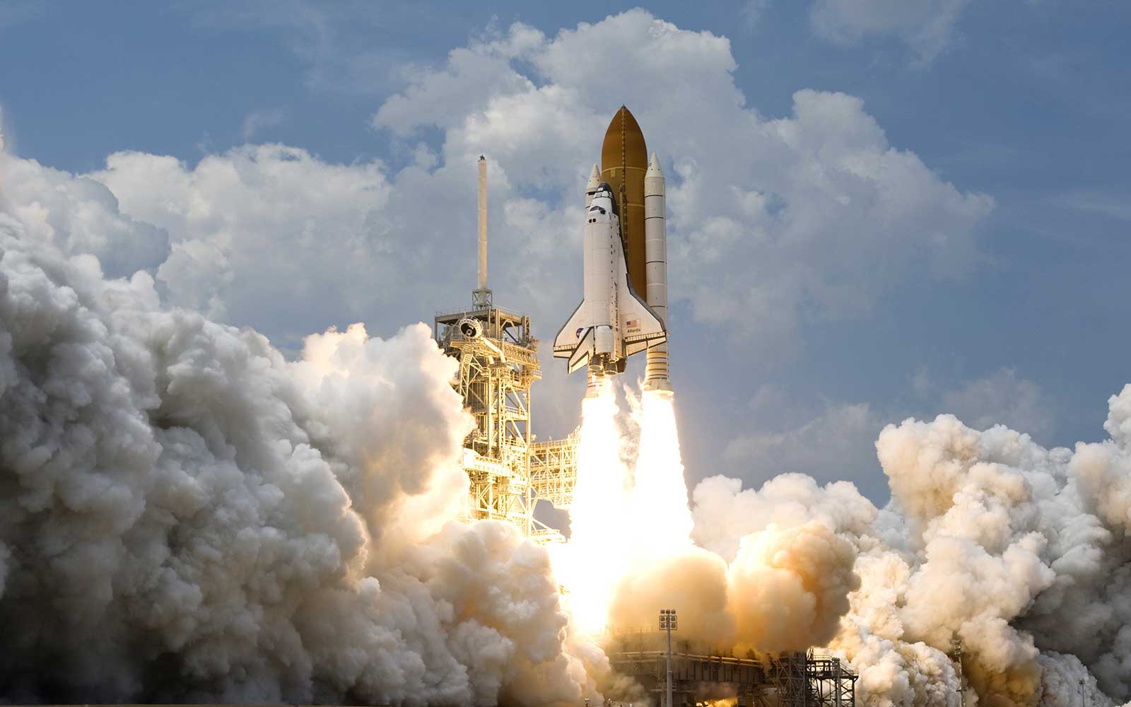 Rocket taking off