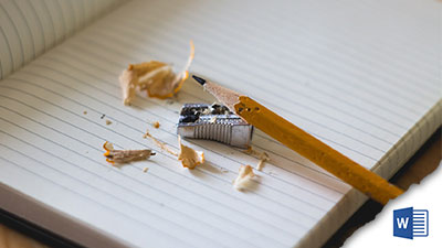 pencil and sharpener
