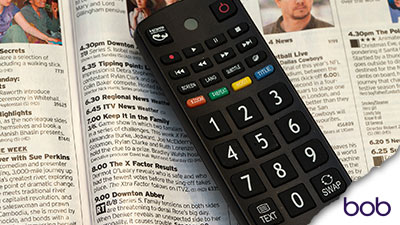 tv remote and guide