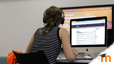 girl at computer