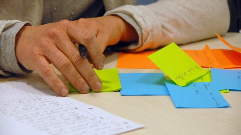planning with post-its