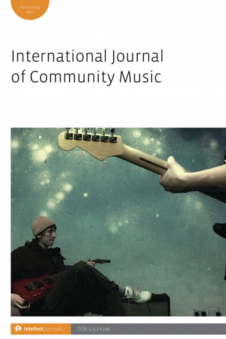 Cover of International Journal of Community Music