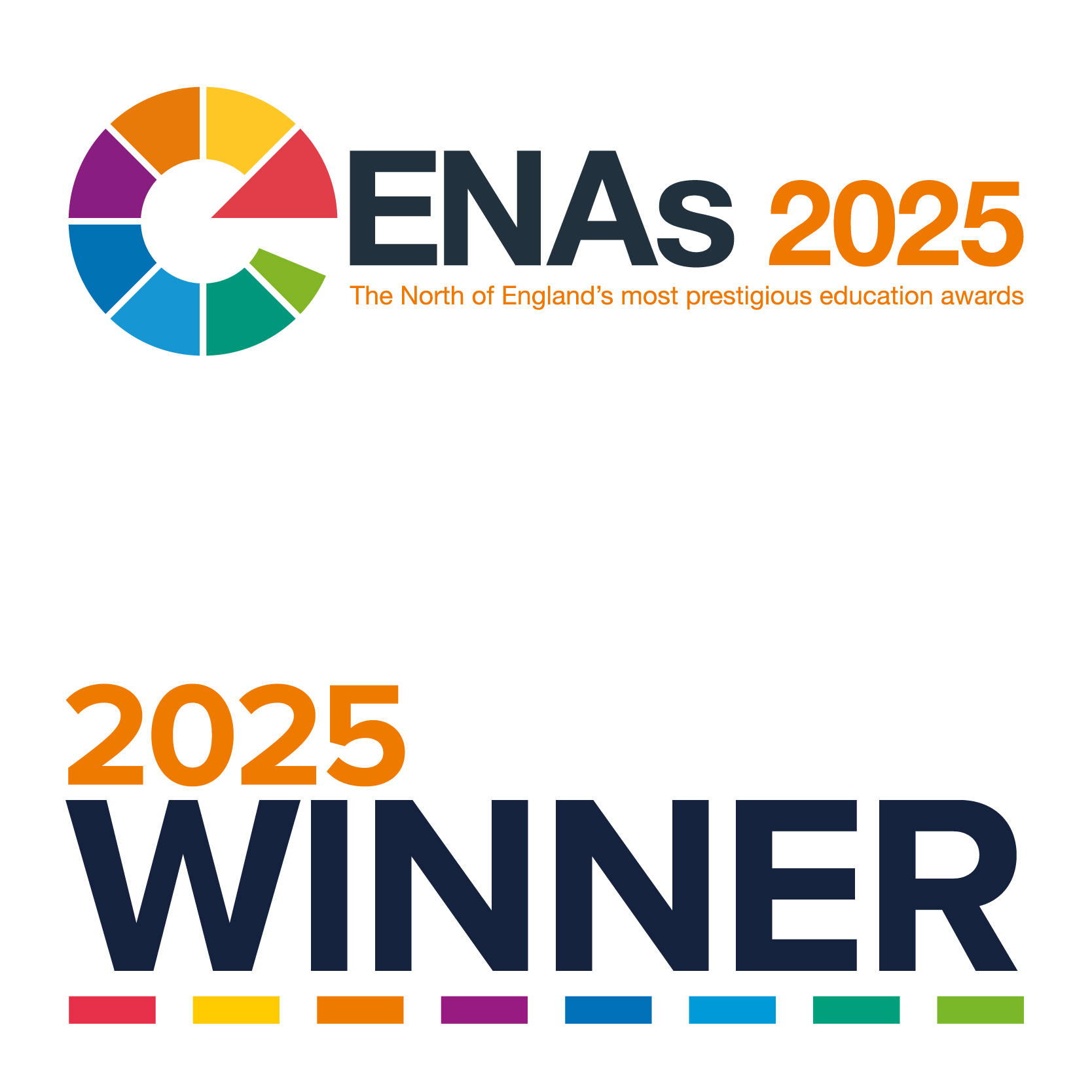 2025 Winner logo for Educate North Awards - Community Engagement Award Winner