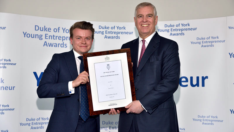 James Thorn with HRH Duke of York