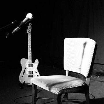Chair with guitar