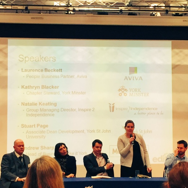 Kathryn Blacker speaking at Northern Hive 2017