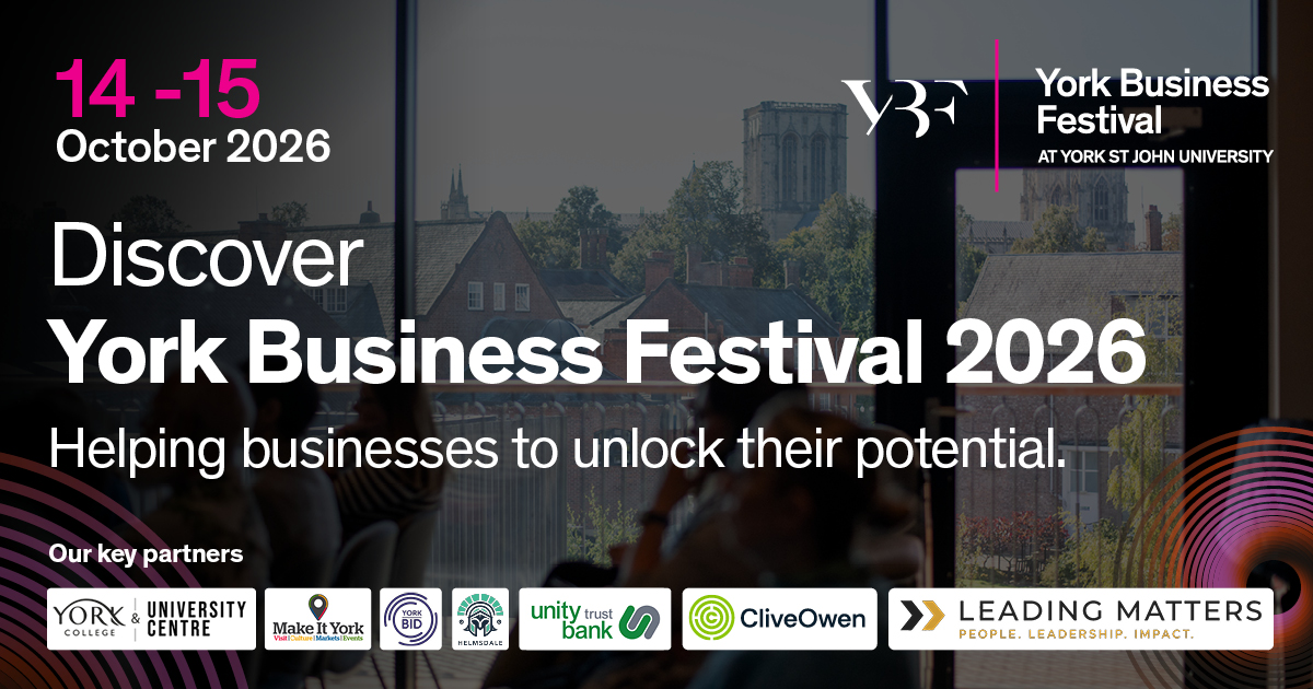 York Business Festival design asset 'supporting businesses to unlock their potential'