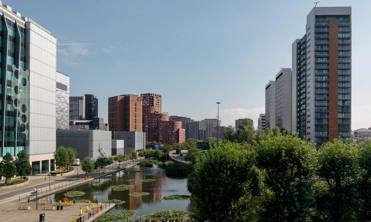 View of central London from YSJ London Campus.