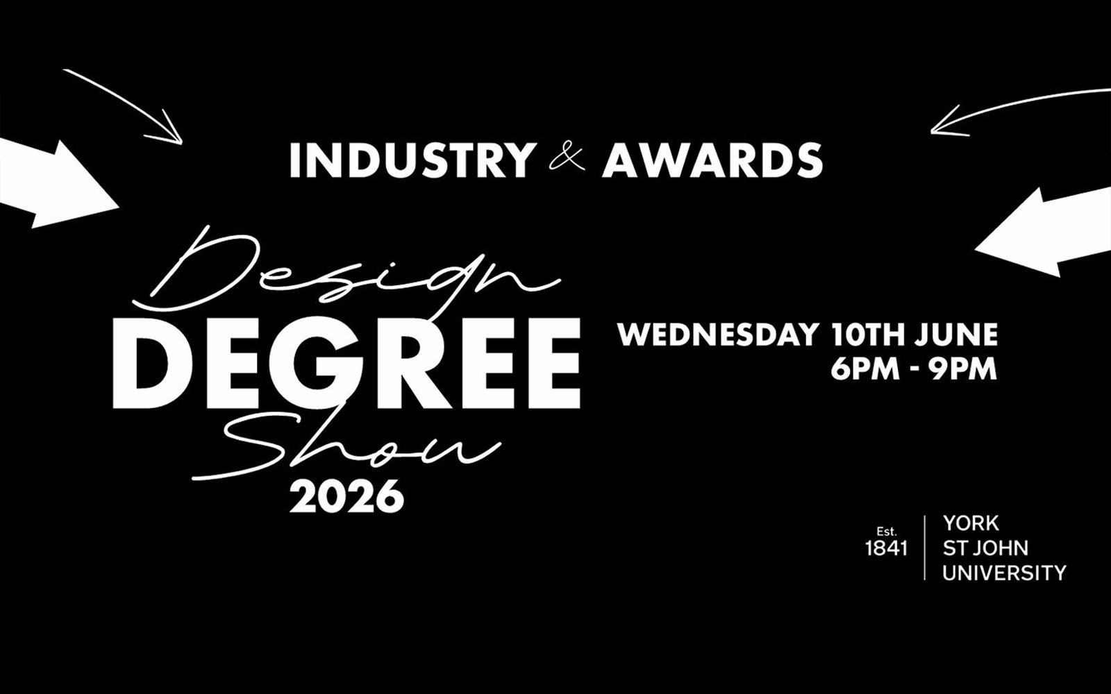 Design Degree Show Awards Night for family and friends.