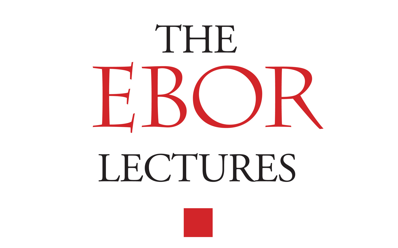 Logo for the Ebor Lectures