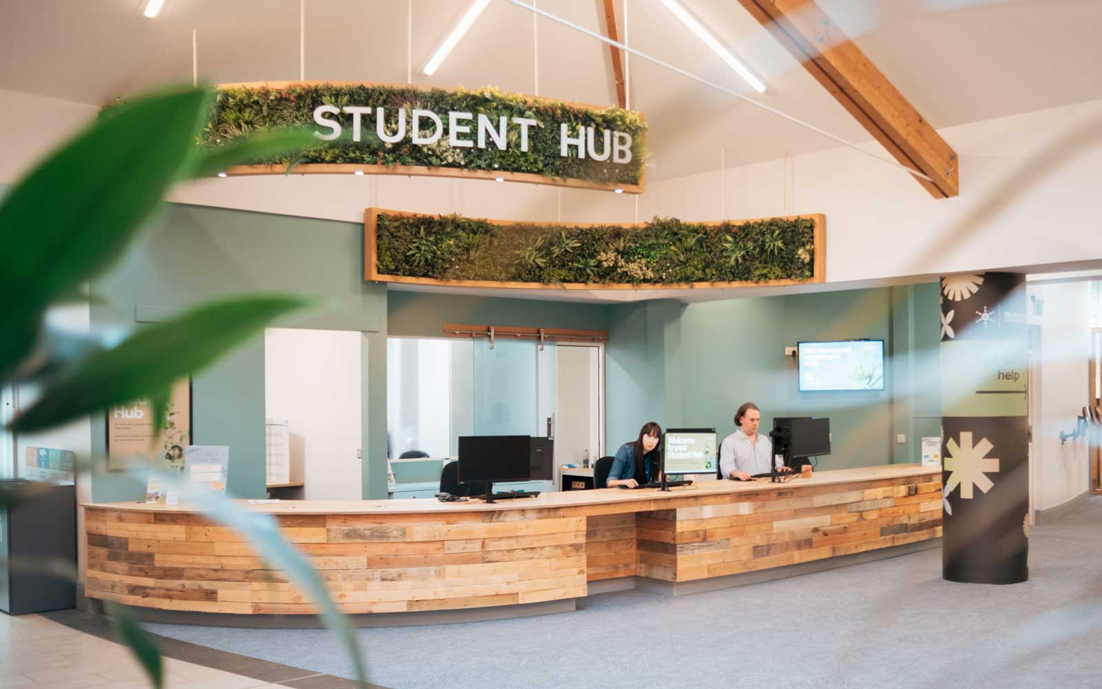 The York St John Student Hub in the Holgate building.