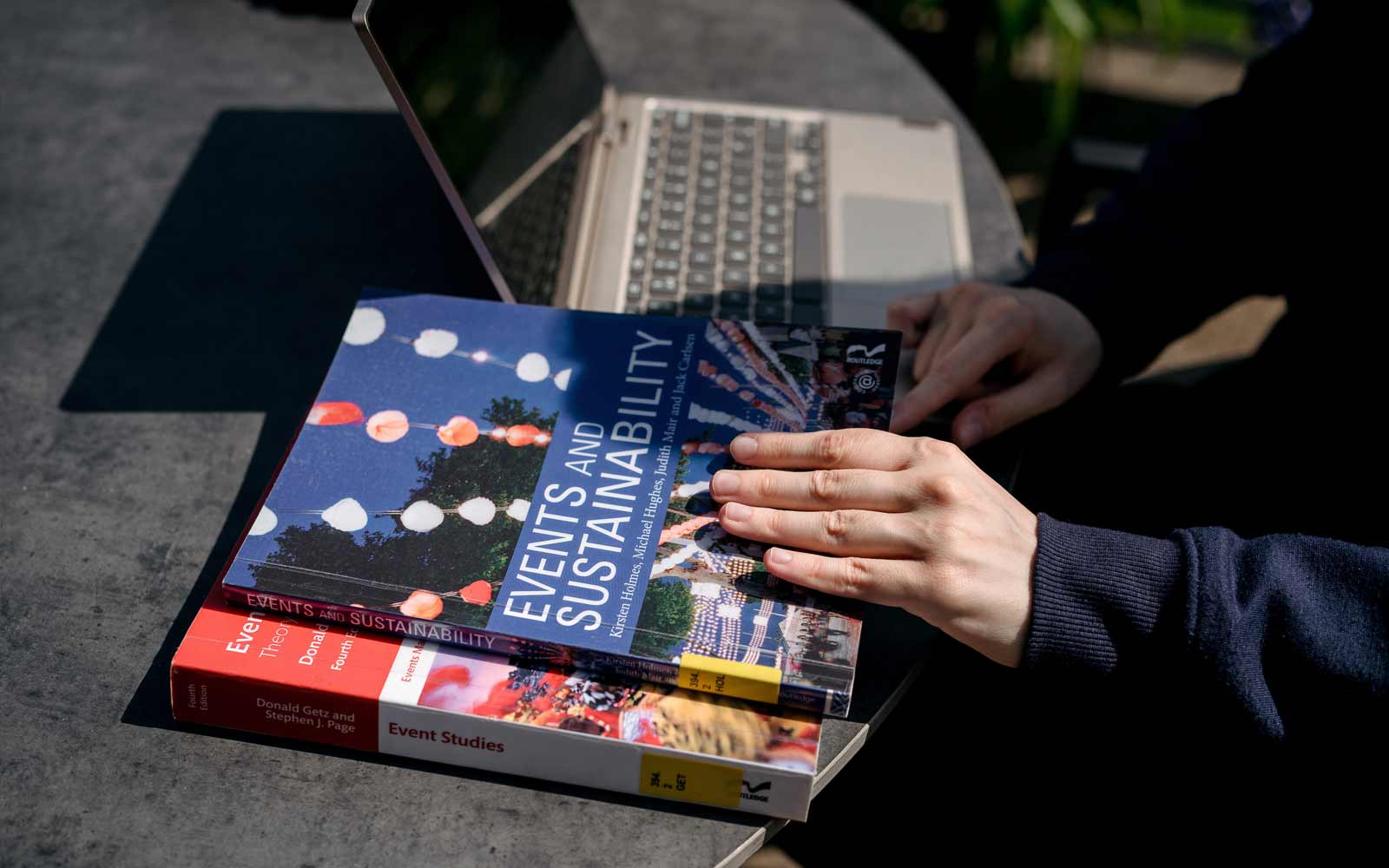 Events and sustainability textbooks.