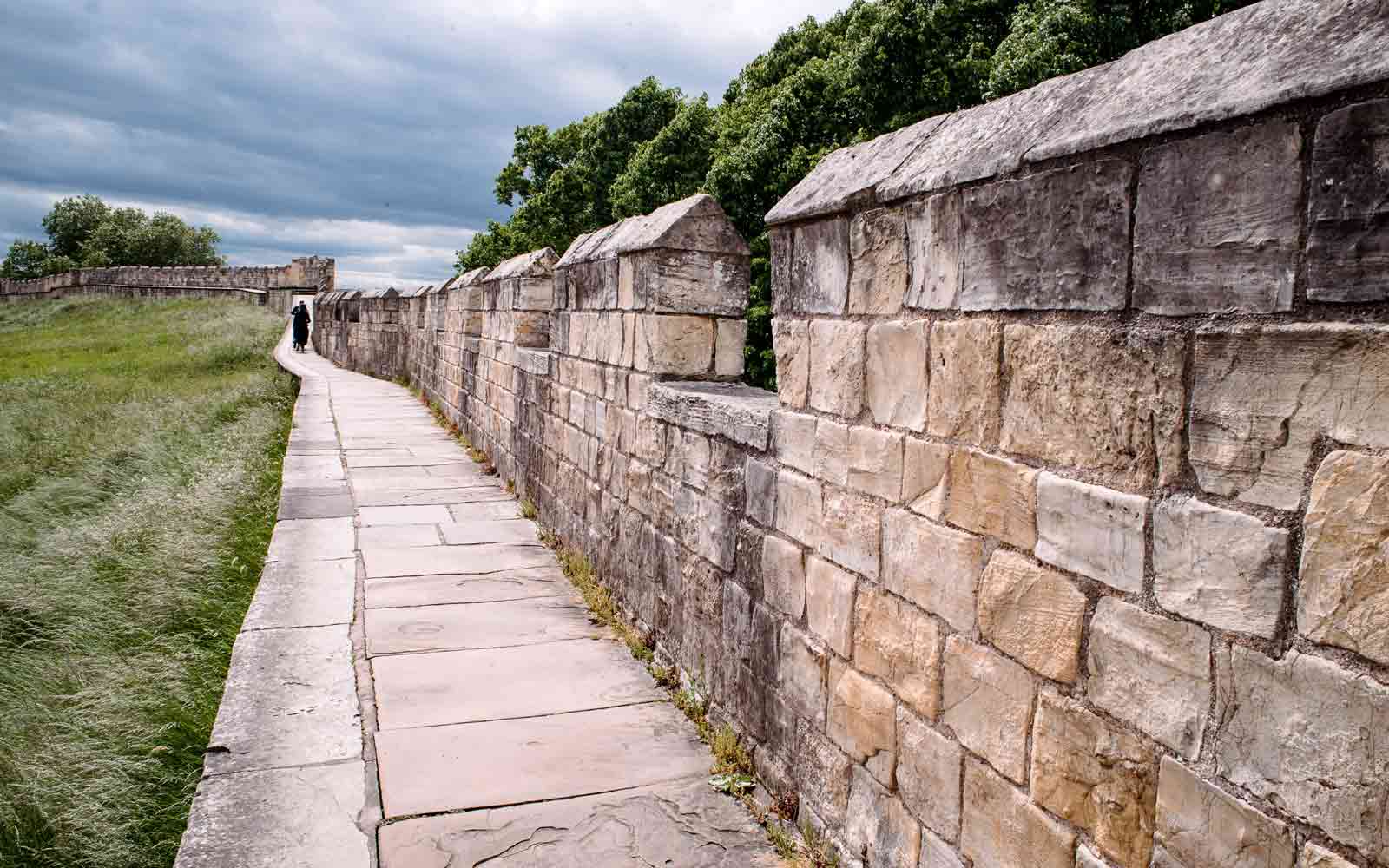York's city walls.