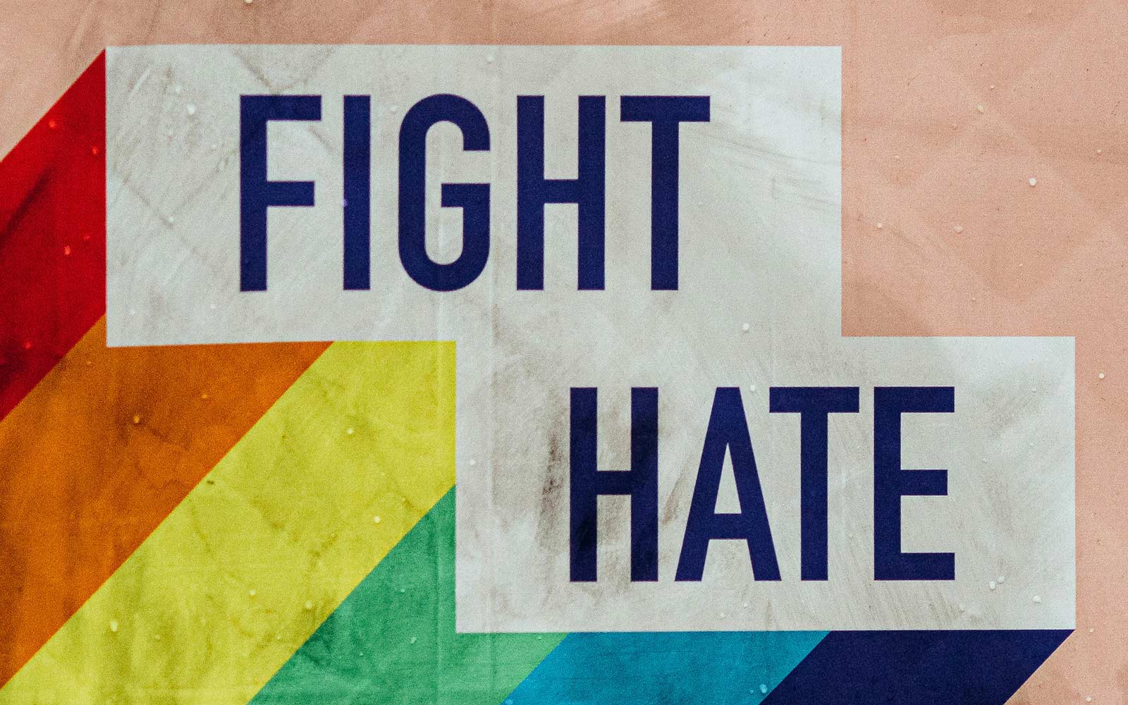 Fight hate poster