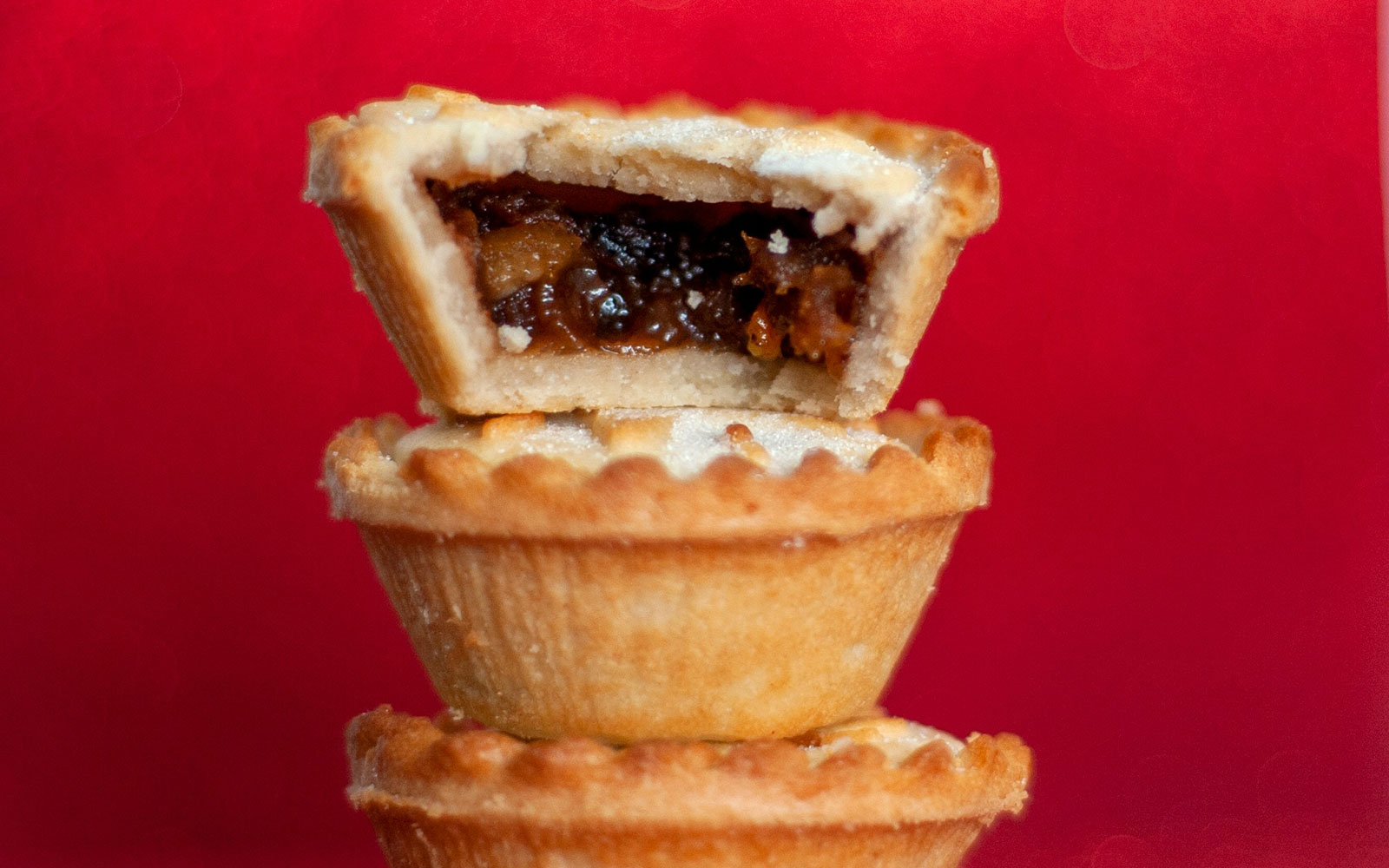 Stack of mince pies