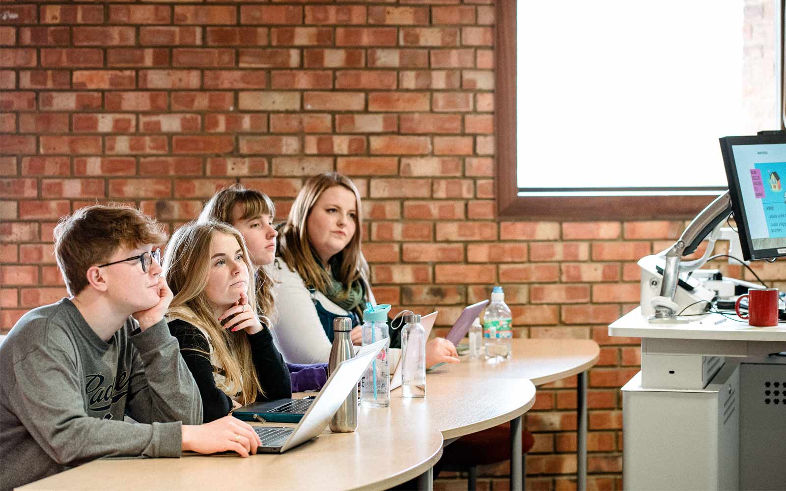 Law students in a lecture.