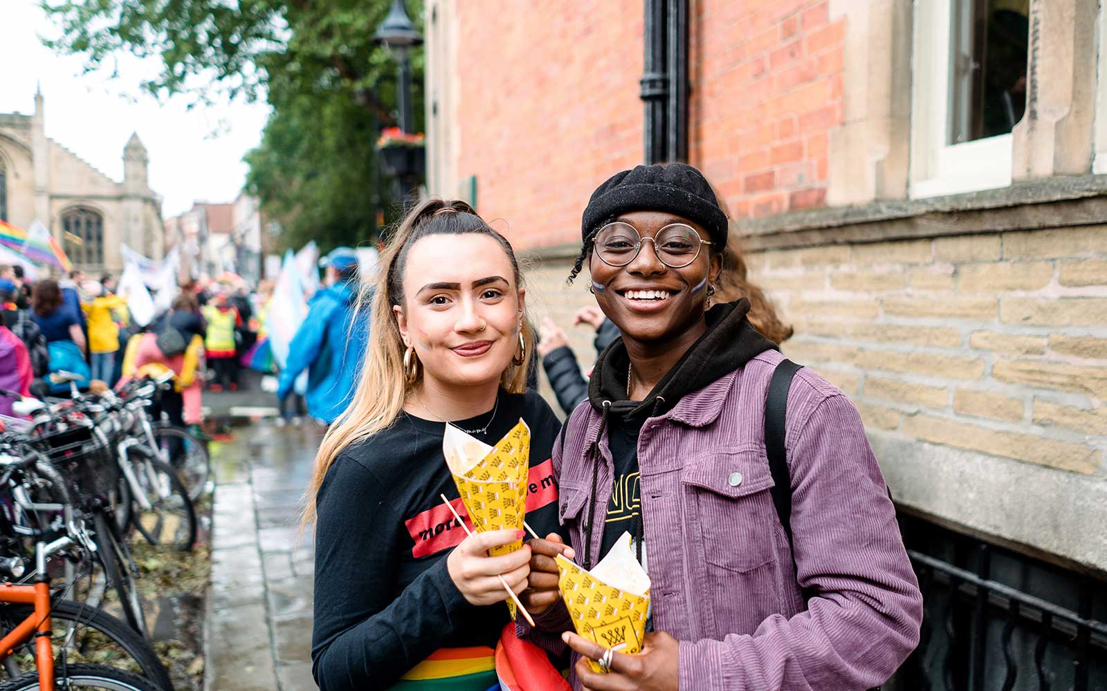 Students at York Pride