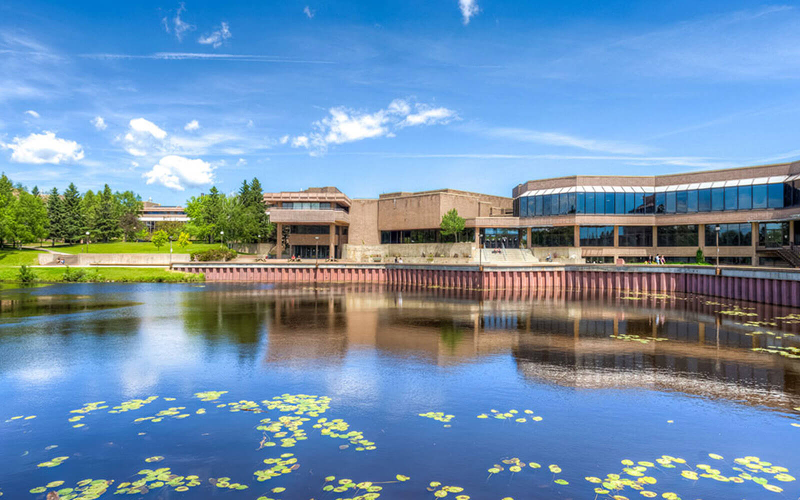 Lakehead campus and lake