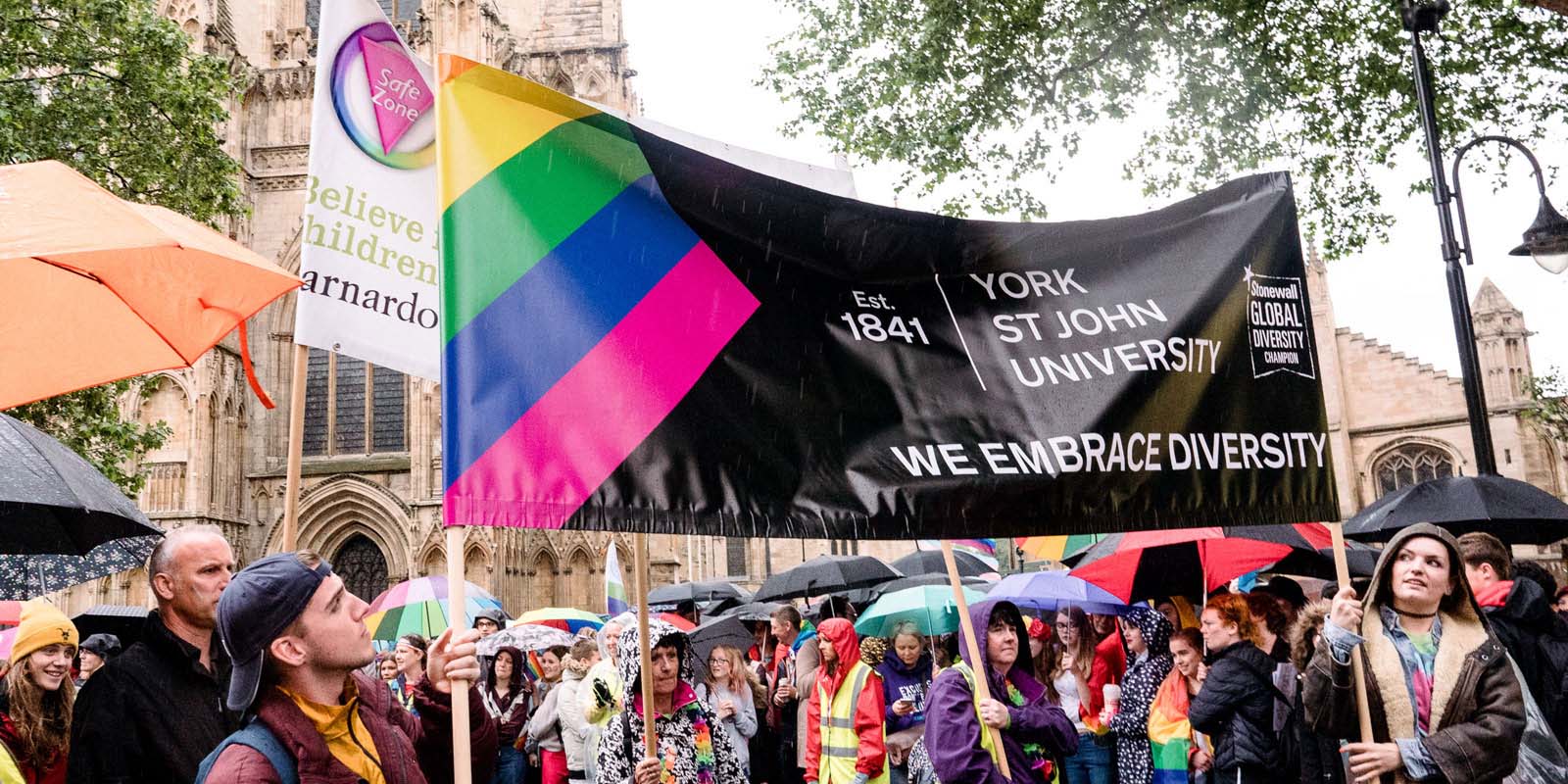 Students at York pride