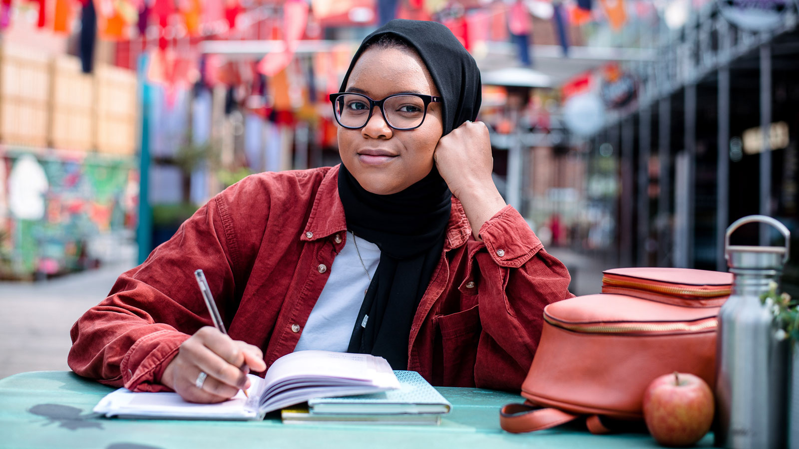 Girl studying at Spark York