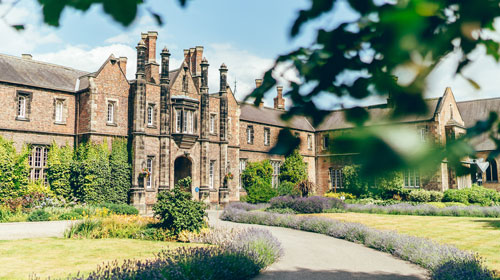 Front of campus as seen from Lord Mayor's Walk