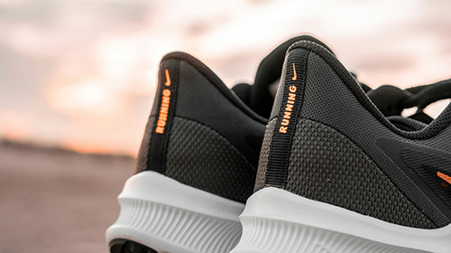 Close up of trainers