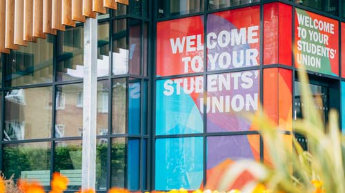 Entrance to Students' Union building