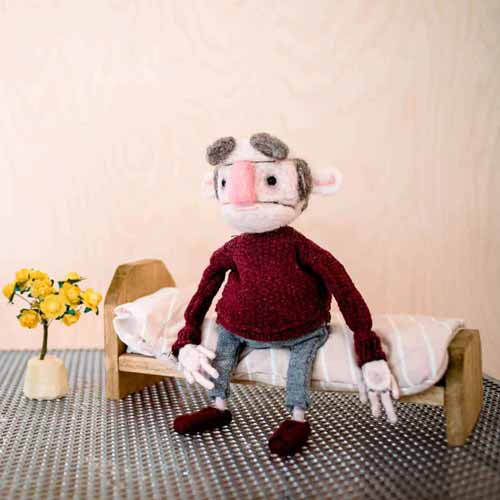 Stop motion animation figure