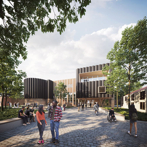 Concept render of the Creative Centre