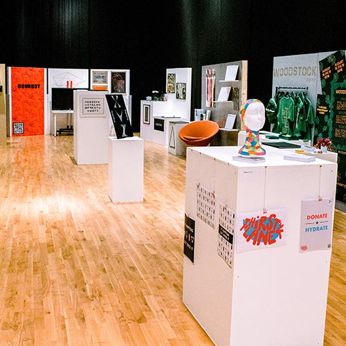 Exhibition at the Design Degree Show