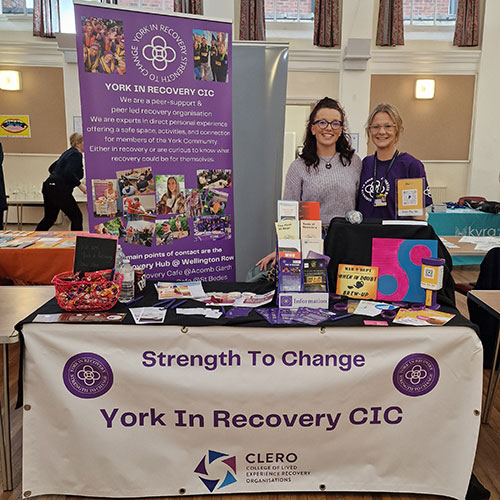 York in Recovery CIC stall