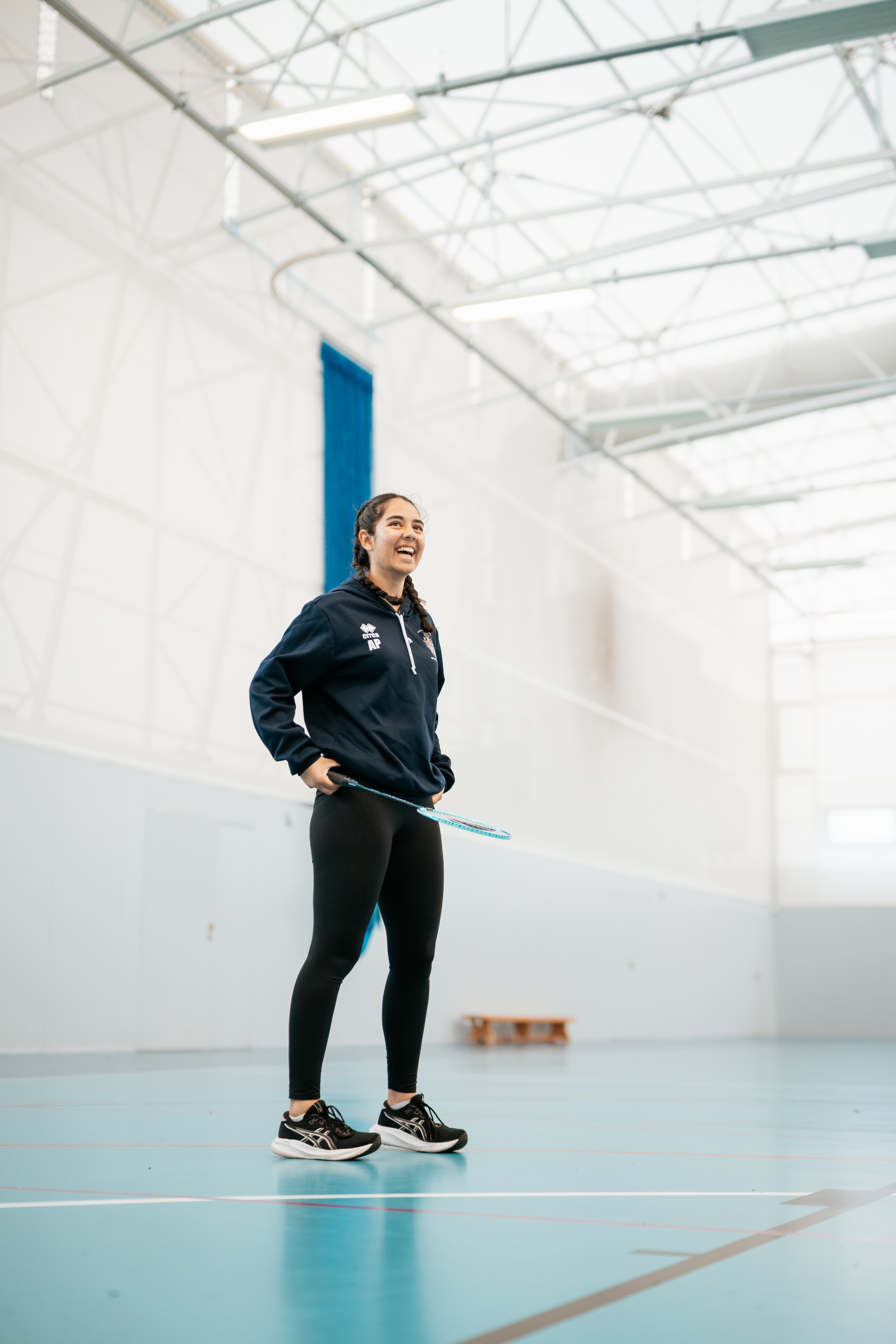Student playing sport
