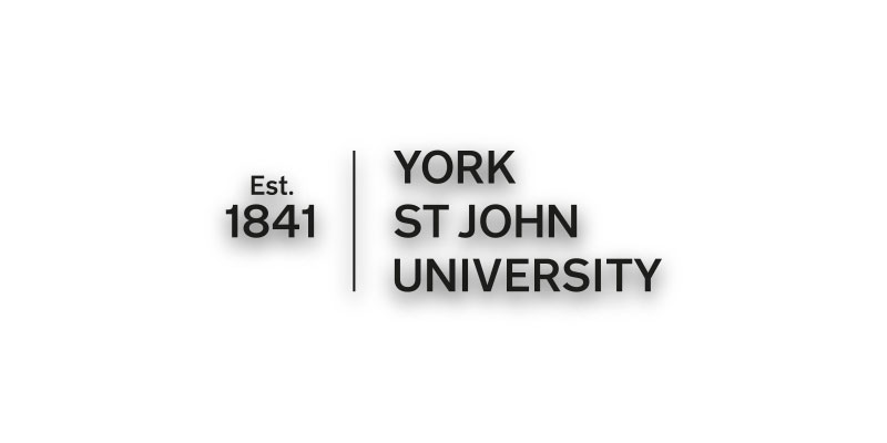 York St John logo with drop shadow added