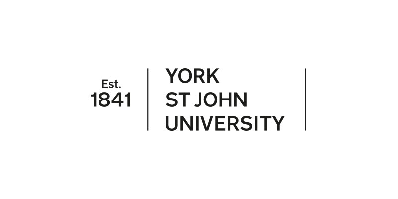 York St John University logo with extra line on right side
