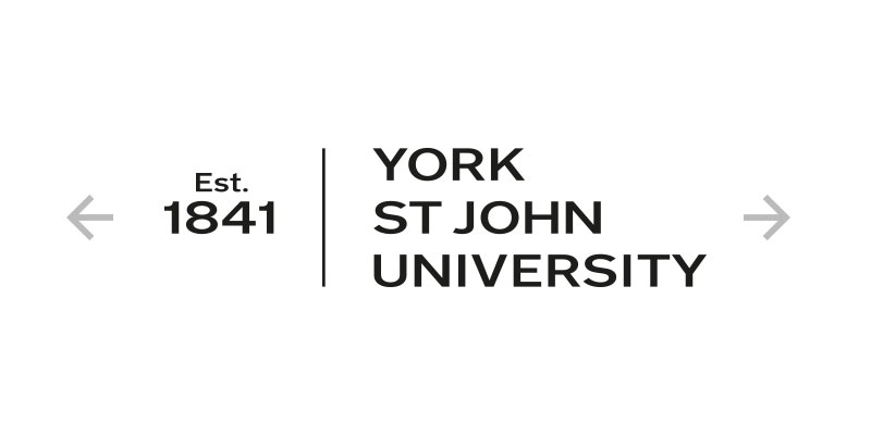 York St John University logo stretched horizontally