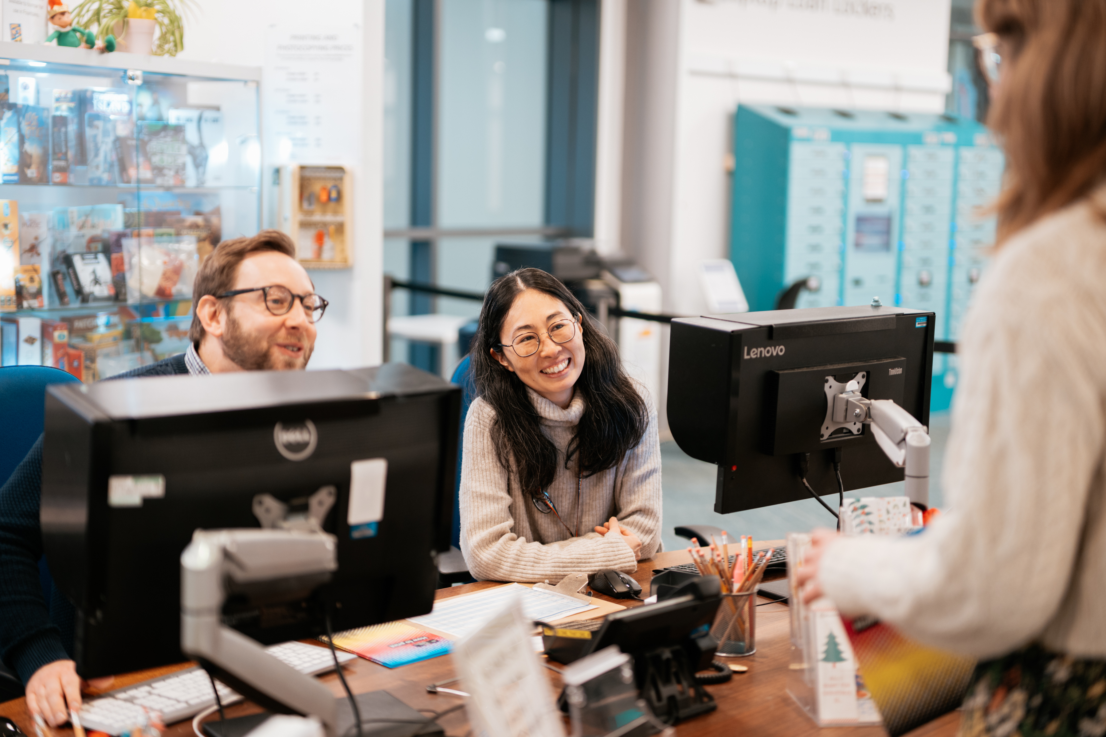 Staff in Library