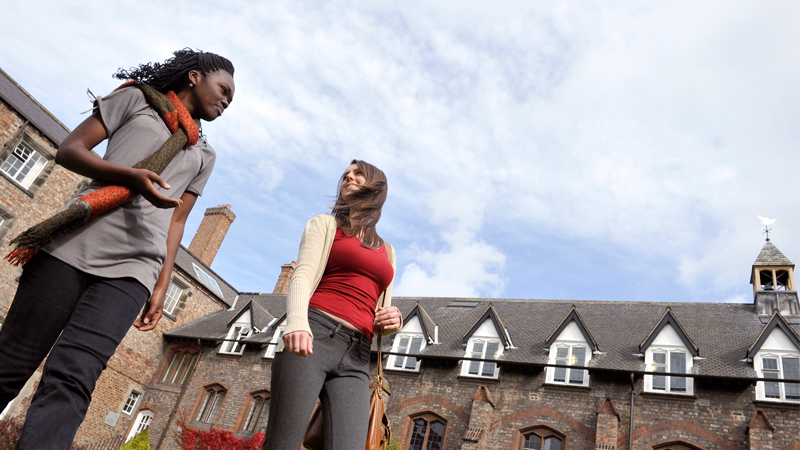 Students in the Quad