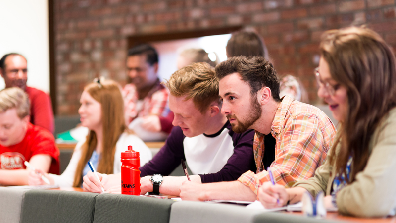 Students in a classroom