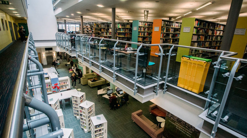 Library shelves