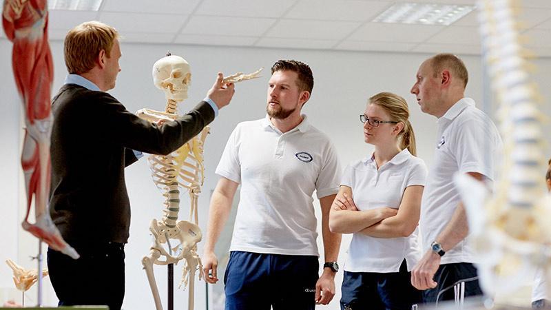 Physiotherapy demonstration