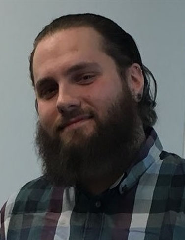 Mirko looking at camera