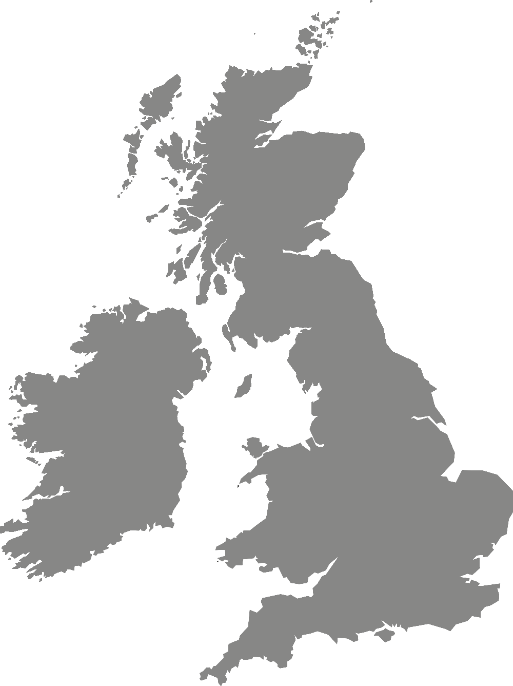 A graphic showing the United Kingdom and Ireland